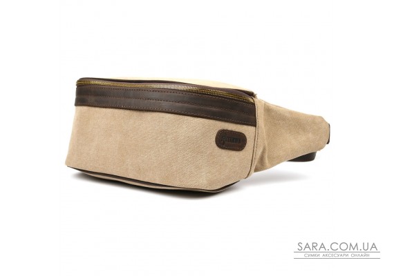 Сумка бананка для фотоапарата шкіра та канвас TARWA RCs-1313-4lx