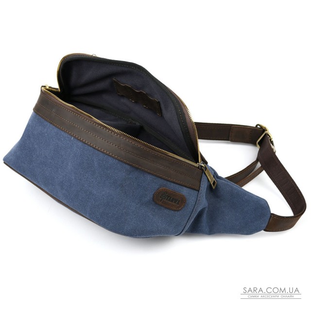 Сумка бананка для фотоапарата шкіра та канвас TARWA RCk-1313-4lx Сумка бананка для фотоапарата шкіра та канвас TARWA RCk-1313-4lx