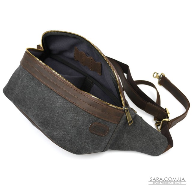 Сумка бананка для фотоапарата шкіра та канвас TARWA RCg-1313-4lx Сумка бананка для фотоапарата шкіра та канвас TARWA RCg-1313-4lx