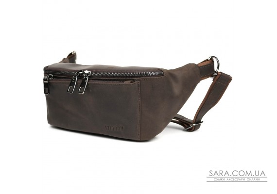 Шкіряна бананка напоясна сумка Limary Lim-233RC крейзі хорс