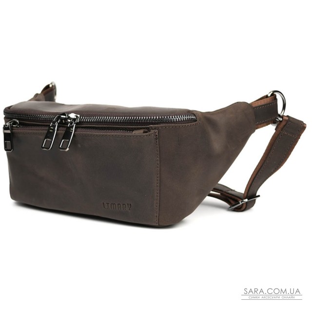 Шкіряна бананка напоясна сумка Limary Lim-233RC крейзі хорс Шкіряна бананка напоясна сумка Limary Lim-233RC крейзі хорс