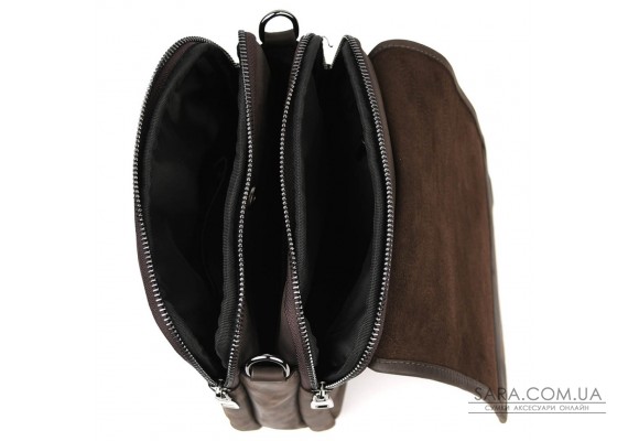 Чоловіча сумка через плече на три відділення месенджер Limary Lim-015RC крейзі хорс