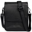 Чоловіча сумка через плече на три відділення месенджер Limary Lim-015FA чорний флотар