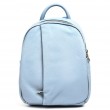 Кожаный женский рюкзак голубой Virginia Conti Italy - VC3964fblue
