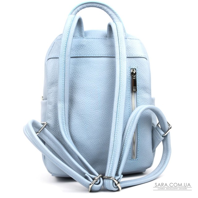 Кожаный женский рюкзак голубой Virginia Conti Italy - VC3964fblue Кожаный женский рюкзак голубой Virginia Conti Italy - VC3964fblue