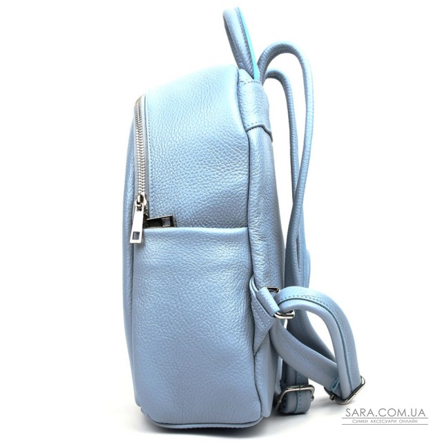 Кожаный женский рюкзак голубой Virginia Conti Italy - VC3964fblue Кожаный женский рюкзак голубой Virginia Conti Italy - VC3964fblue