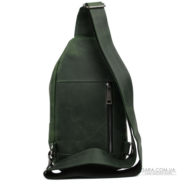 Модный рюкзак слинг на одну шлейку зеленый TARWA RE-4007-3md Модный рюкзак слинг на одну шлейку зеленый TARWA RE-4007-3md