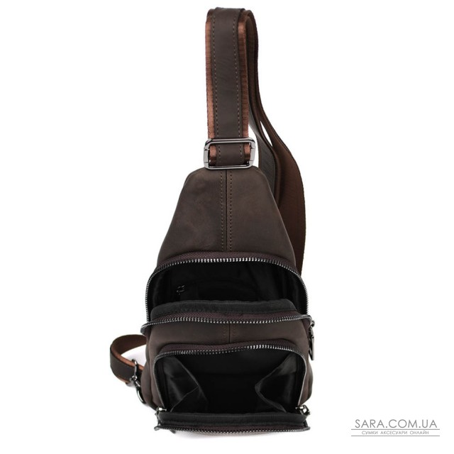 Мужской кожаный рюкзак слинг Limary Lim-181RC крейзі хорс Мужской кожаный рюкзак слинг Limary Lim-181RC крейзі хорс