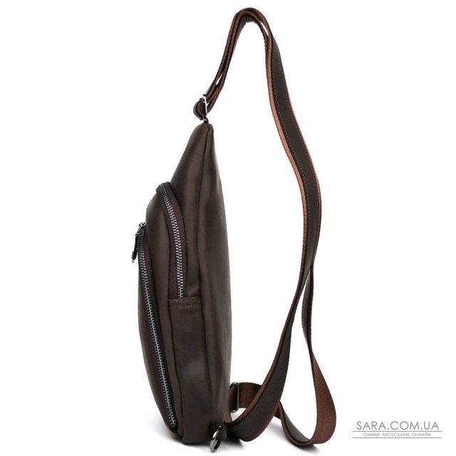 Мужской кожаный рюкзак слинг Limary Lim-181RC крейзі хорс Мужской кожаный рюкзак слинг Limary Lim-181RC крейзі хорс