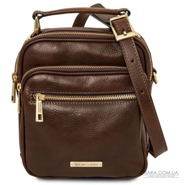 Paul чоловіча шкіряна сумка через плече, кросбоді з ручкою Tuscany TL142457 Paul чоловіча шкіряна сумка через плече, кросбоді з ручкою Tuscany TL142457