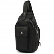 Модный рюкзак слинг на одну шлейку черный TARWA RA-4007-3md
