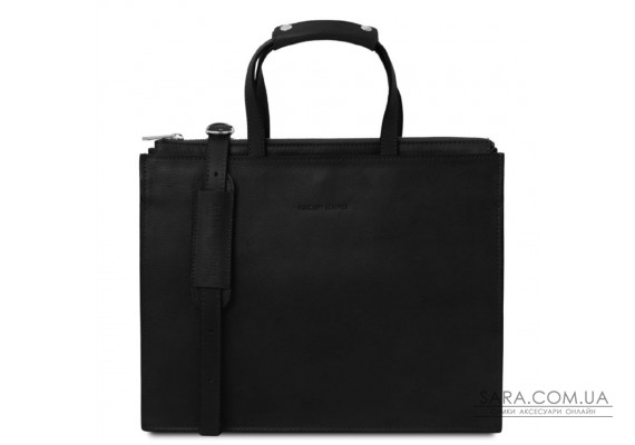 Женский портфель кожаный на три отделения Palermo Tuscany TL142452