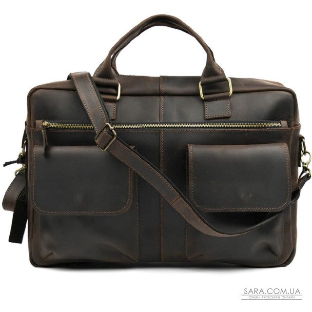 Велика шкіряна сума для документів, нотубука 17 дюймів TARWA RC-3160-4sa Велика шкіряна сума для документів, нотубука 17 дюймів TARWA RC-3160-4sa