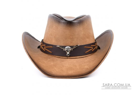 Классическая ковбойская шляпа Bexhill ht-st1-rb2 из эко (веган) кожи с градиентом