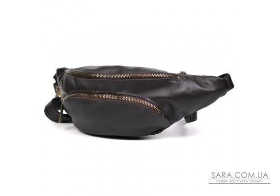 Сумка з натуральної шкіри з кишенею TARWA GC-30351-3md