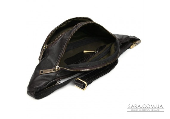 Сумка з натуральної шкіри з кишенею TARWA GC-30351-3md