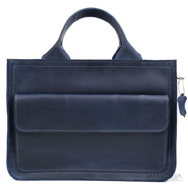 Сумка портфель шкіряна для документів ноутбука LIMARY lim-380RK синя Сумка портфель шкіряна для документів ноутбука LIMARY lim-380RK синя