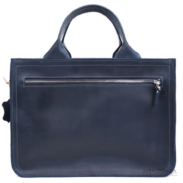 Сумка портфель шкіряна для документів ноутбука LIMARY lim-380RK синя Сумка портфель шкіряна для документів ноутбука LIMARY lim-380RK синя