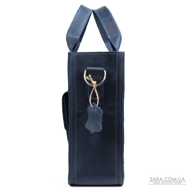 Сумка портфель шкіряна для документів ноутбука LIMARY lim-380RK синя Сумка портфель шкіряна для документів ноутбука LIMARY lim-380RK синя