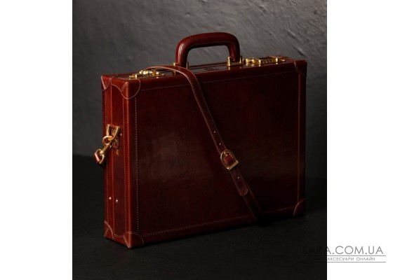 Шкіряний портфель-аташе - A Legacy - Коричневий колір - Time Resistance 5248401