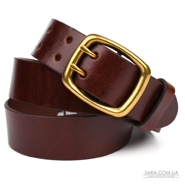 Ремінь зі шкіри буйвола st044622 коричневий 40мм Ремінь зі шкіри буйвола st044622 коричневий 40мм