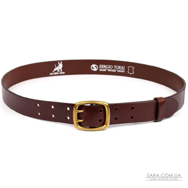 Ремінь зі шкіри буйвола st044622 коричневий 40мм Ремінь зі шкіри буйвола st044622 коричневий 40мм