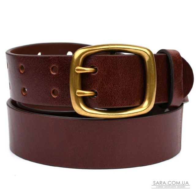 Ремінь зі шкіри буйвола st044622 коричневий 40мм Ремінь зі шкіри буйвола st044622 коричневий 40мм