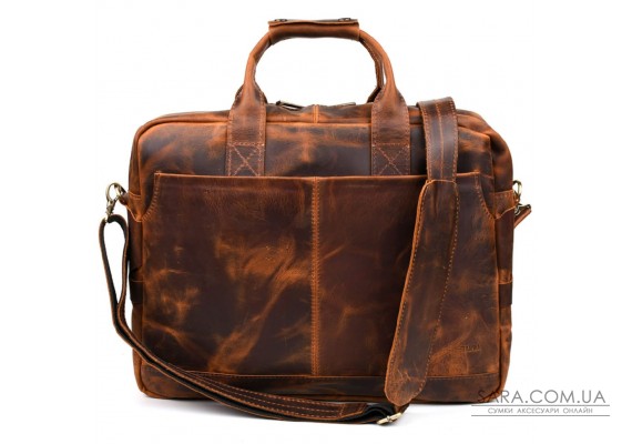 Чоловіча сумка для ноутбука 17" із натуральної шкіри RY-1019-3md від TARWA