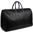Велика шкіряна сумка дорожня 61см TARWA FA-9551-4lx чорний флотар