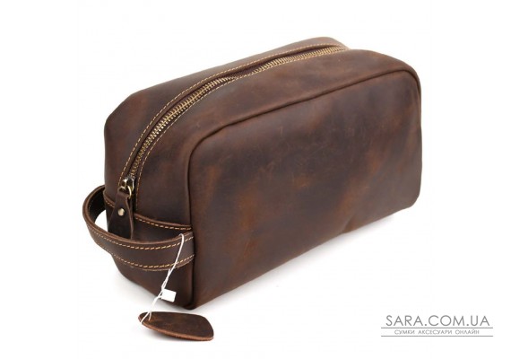 Косметичка несесер на одне відділення Tiding tid9533C коричнева Косметичка несесер на одне відділення Tiding tid9533C коричнева