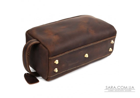 Косметичка несесер на одне відділення Tiding tid9533C коричнева Косметичка несесер на одне відділення Tiding tid9533C коричнева