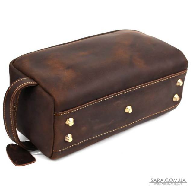 Косметичка несесер на одне відділення Tiding tid9533C коричнева Косметичка несесер на одне відділення Tiding tid9533C коричнева