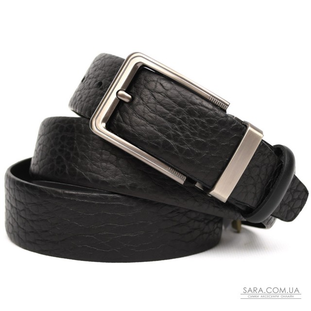 Ремінь зі шкіри буйвола гладкий ST2028B чорний 35мм Ремінь зі шкіри буйвола гладкий ST2028B чорний 35мм