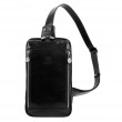 Сумка нагрудная, слинг, рюкзак на одно плечо - Kim - черная Time Resistance 5221701