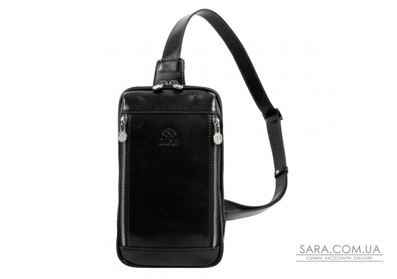 Сумка нагрудная, слинг, рюкзак на одно плечо - Kim - черная Time Resistance 5221701