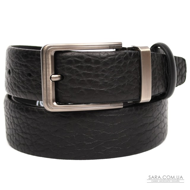 Ремінь зі шкіри буйвола гладкий ST2028B чорний 35мм Ремінь зі шкіри буйвола гладкий ST2028B чорний 35мм