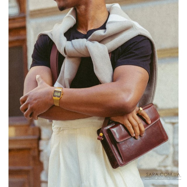 Шкіряний клатч-гаманець - Decameron - Коричневий колір - Time Resistance 5218101 Шкіряний клатч-гаманець - Decameron - Коричневий колір - Time Resistance 5218101