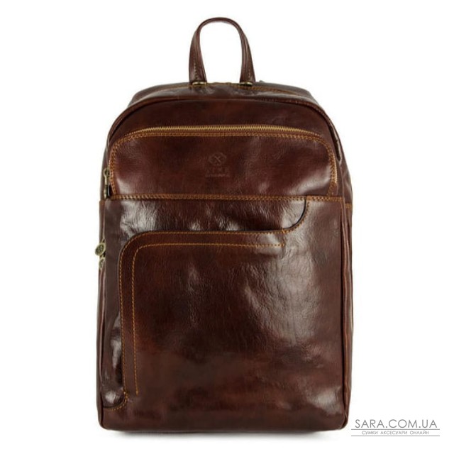 Большой кожаный рюкзак - L.A. Confidential  - Коричневый цвет - Time Resistance 5206601 Большой кожаный рюкзак - L.A. Confidential  - Коричневый цвет - Time Resistance 5206601