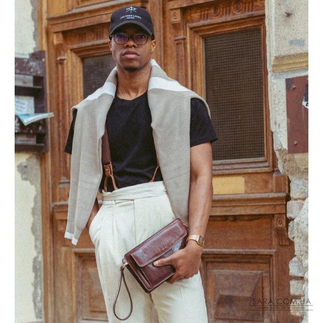 Шкіряний клатч-гаманець - Decameron - Коричневий колір - Time Resistance 5218101 Шкіряний клатч-гаманець - Decameron - Коричневий колір - Time Resistance 5218101