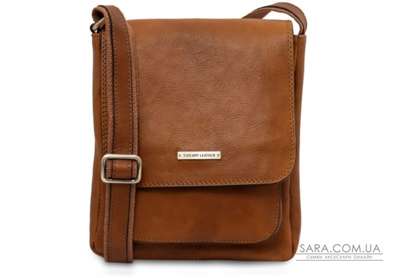 Сумка через плече шкіряна чоловіча JIMMY, Tuscany TL141407
