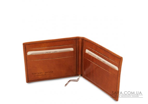 Кардхолдер, кожаный зажим Tuscany TL142055