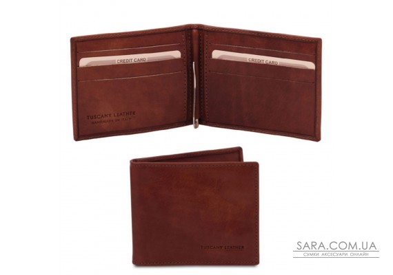 Кардхолдер, кожаный зажим Tuscany TL142055