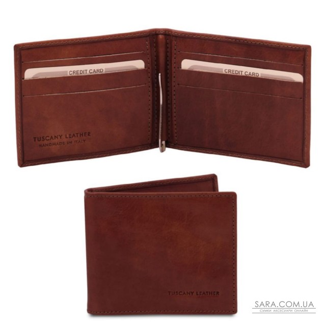 Кардхолдер, кожаный зажим Tuscany TL142055 Кардхолдер, кожаный зажим Tuscany TL142055