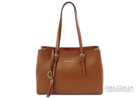 Шкіряна сумка тоут TL142037 Tuscany
