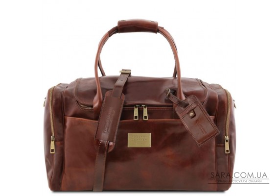 TL Voyager Дорожня шкіряна сумка з бічними кишенями TL142141 Tuscany