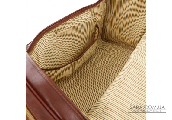 TL Voyager Дорожня шкіряна сумка з бічними кишенями TL142141 Tuscany