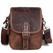 Вінтажна шкіряна сумка (чохол) на плечі, на пояс в ретро стилі Tiding tid30063br