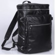 Городской мужской кожаный рюкзак, черный Tiding 3035