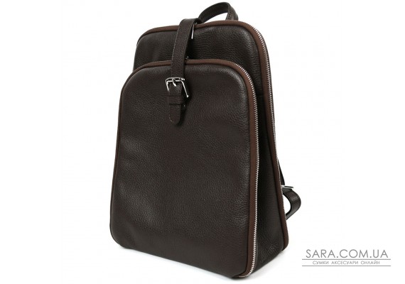 Кожаный итальянский рюкзак Firenze HB03334C кофейный