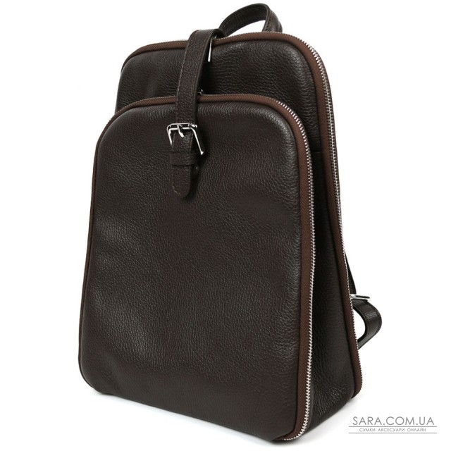 Кожаный итальянский рюкзак Firenze HB03334C кофейный Кожаный итальянский рюкзак Firenze HB03334C кофейный